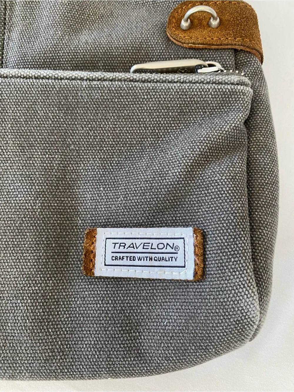 Travelon Anti-Theft Heritage Crossbody with 5-Point Anti-Theft Protection Sage